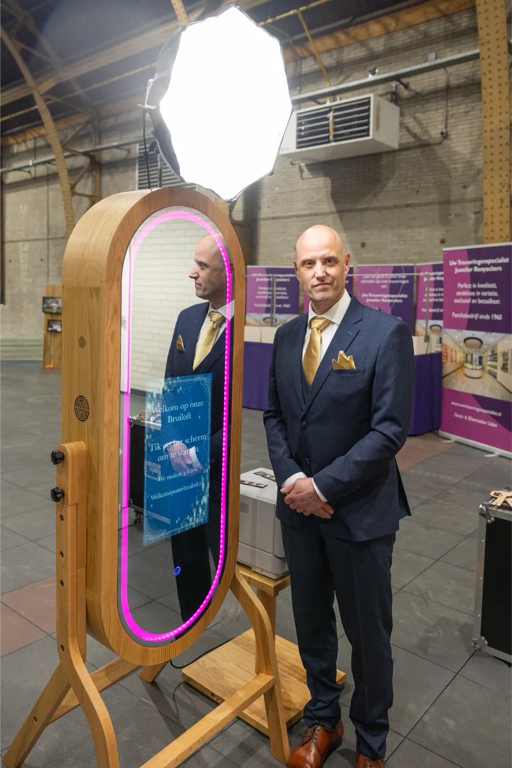 Photobooth voor beurs